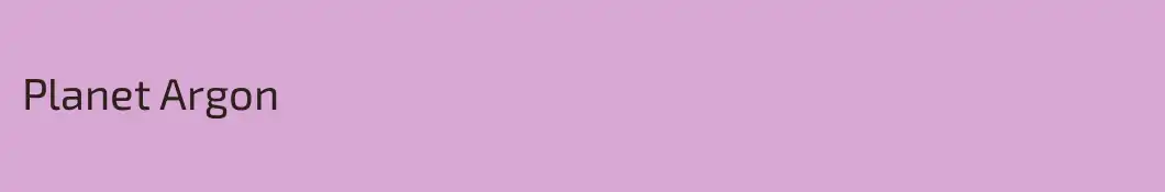 Planet Argon